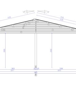Tivoli – Double carport with shed (5.95 m x 7.5m), 44mm