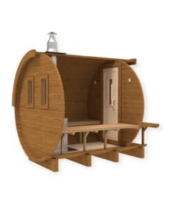 Sauna barrel 2.4 m Ø 2.2 m