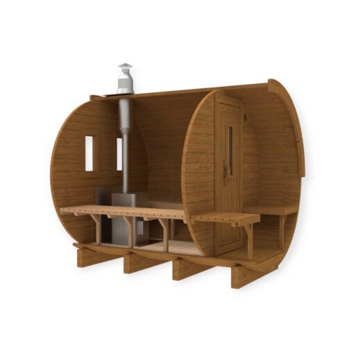 Sauna barrel 2.4 m Ø 2.2 m