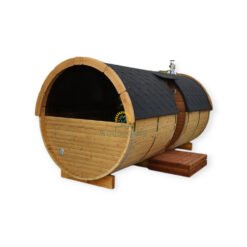 Sauna barrel 4.8 m/Ø 2.27 m with side entrance