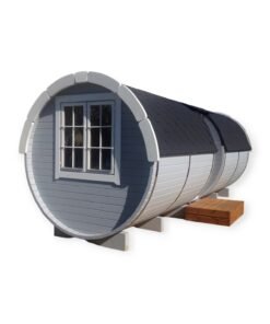 Sauna barrel 4.8 m/Ø 2.27 m with side entrance