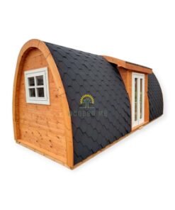 Insulated Camping Pod 2.4 m x 6.3 m (Side Entrance)