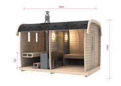 Sauna Bus 3.0 m x 2.3 m