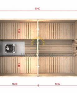 Sauna Bus 3.0 m x 2.3 m