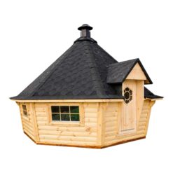 Exclusive BBQ Hut with Sauna Cabin – 16.5 m²