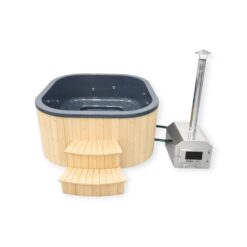Acrylic Square Hot Tub with 26 kW External Heater