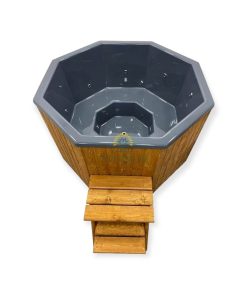 Octagonal hot tub