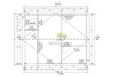 Garden cabin Oasis 595 cm x 595 cm (35,4 m²)