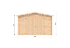Garage 4m x 6m, 44mm