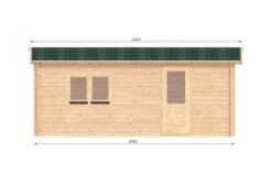 Garage 4m x 6m, 44mm