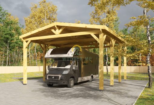 Carport for camping car (7 m x 6 m x 4 m )