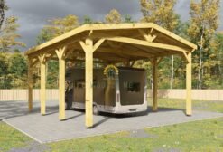 Carport for camping car (7 m x 6 m x 4 m )