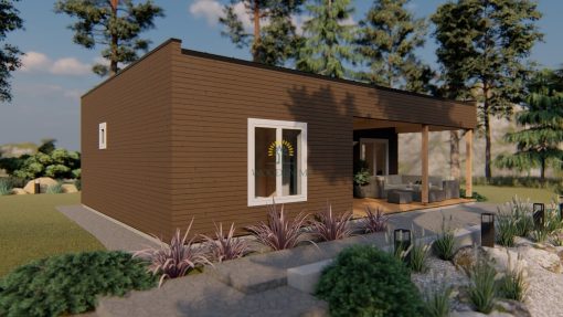Wooden cabin Arica 70m² (7m x 10m)