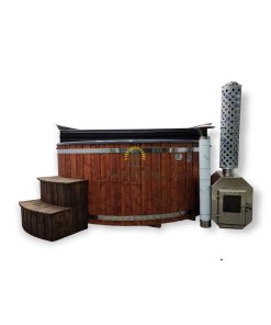 Hot tub 2.0/2.25 m with 8-corner outside heater