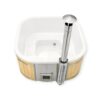 Acrylic Square Hot Tub with 35 kW Integrated Heater