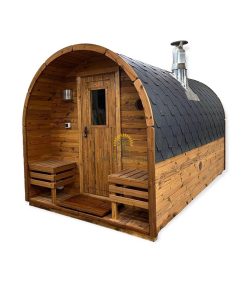 Sauna pod in thermo-wood 4 m