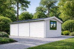 Carport with shed 30m² (4 m x 7,5 m)
