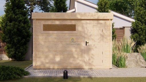 Garden shed Lulu (3.4×2.4m), 28 mm