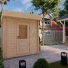 Garden shed Madrid (2,14 m x 2,15 m), 28 mm