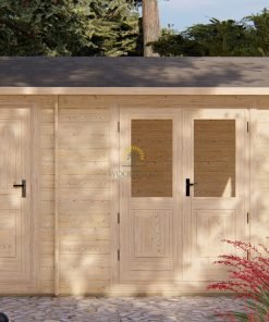 Garden shed Megy 2.6m x 4.1m, 28 mm