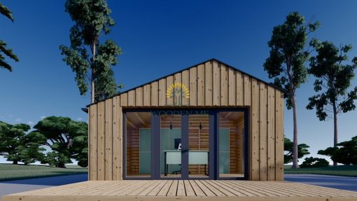 Garden Cabin Tonia (34 mm + 19 mm wooden cladding), 15 m²