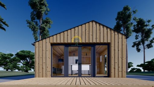 Garden Cabin Tonia (34 mm + 19 mm wooden cladding), 20 m²