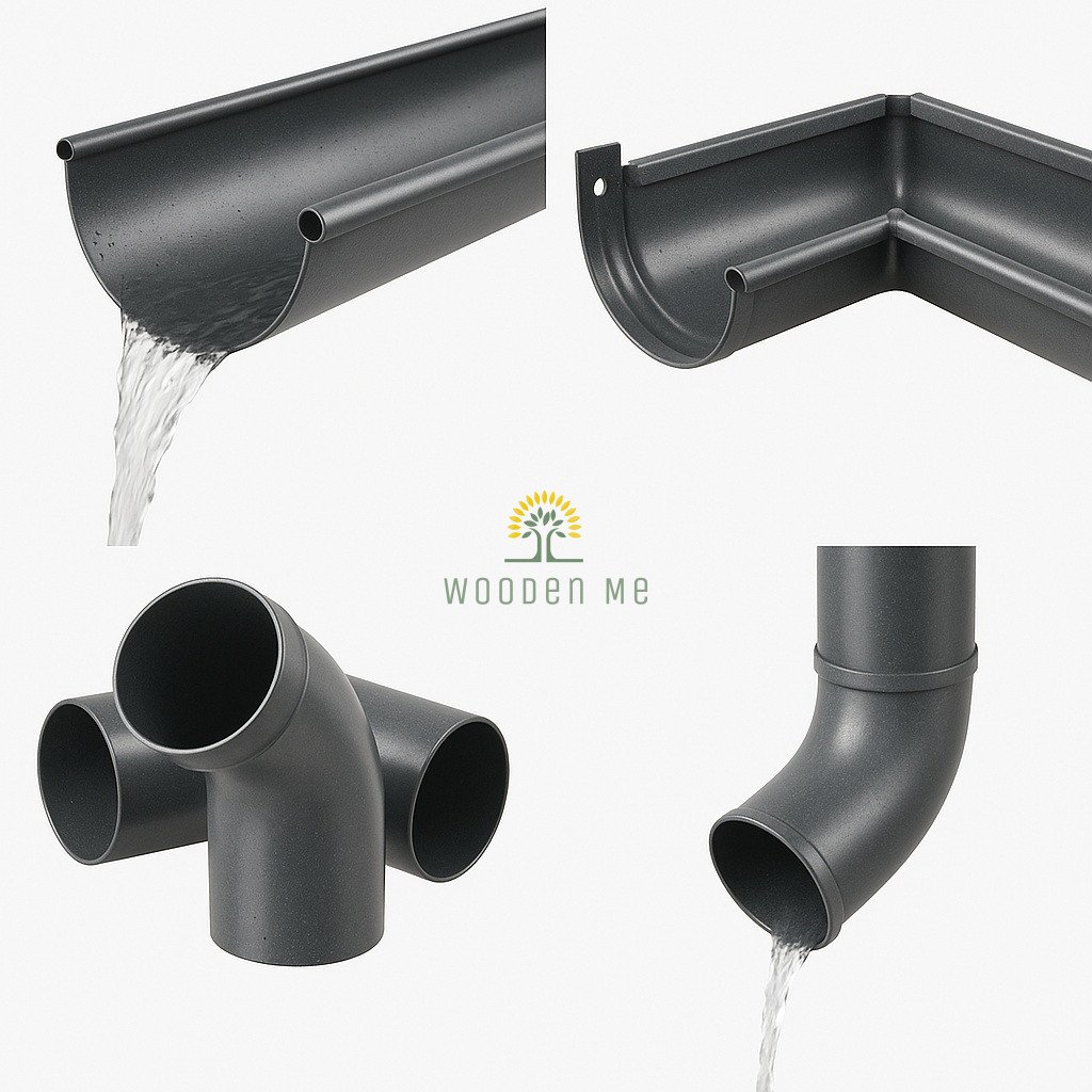 Steel gutter system
