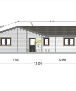 Wooden house ADELE (44 + 44mm), 68 m²