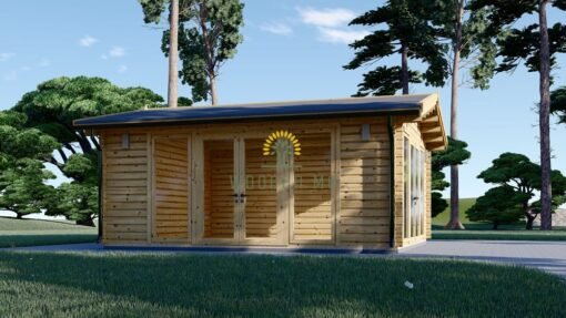 Wooden cabin MIA (44 mm), 5.5x5.5 m, 30 m²