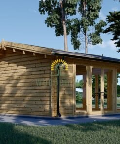 Wooden cabin MIA (44 mm), 5.5x5.5 m, 30 m²