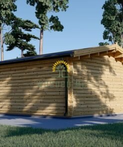 Wooden cabin MIA (44 mm), 5.5x5.5 m, 30 m²