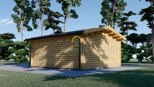 Wooden cabin MIA (44 mm), 5.5x5.5 m, 30 m²