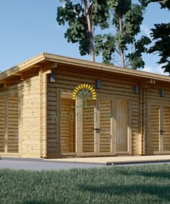 Wooden cabin MAJA (44 mm), 7.5x4 m, 30 m²