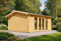 Wooden cabin MIA (44 mm), 5.5×5.5 m, 30 m²