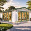 Wooden cabin MIA (44 mm), 5.5×5.5 m, 30 m²