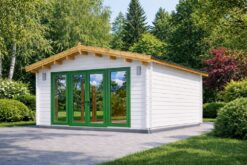Wooden cabin MIA (44 mm), 5.5×5.5 m, 30 m²