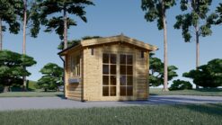Wooden shed ADAM (44 mm), 3x3 m