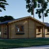 Wooden house ADELE (44 + 44mm), 68 m²