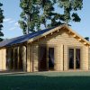 Wooden house ANICA (44 + 44mm), 71 m²