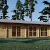 Wooden house JULIA (44+44mm), 103 m²