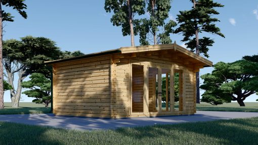 Wooden cabin MARTA (44 mm), 5x4 m, 20 m²