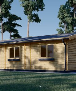 Wooden house MEGAN (66 mm), 60 m²