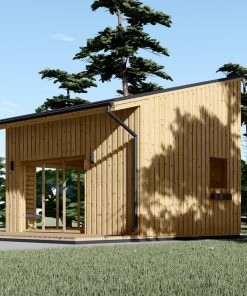 Wooden house SOPHIA 20 m² (44 mm + wooden cladding)