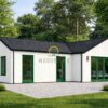 Wooden house Valeri 80 m² (44 mm + 19 mm wooden cladding)