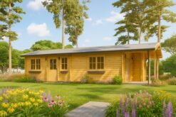Wooden house LINCOLN 72 m² 6×12 m, 66 mm