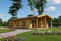 Wooden house LINCOLN 72 m² 6×12 m, 66 mm