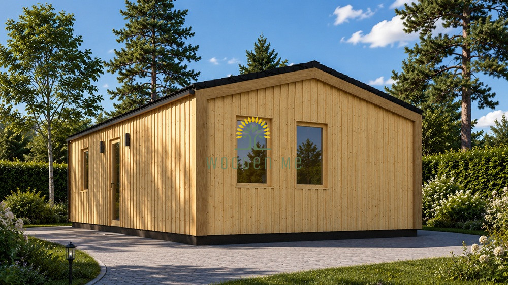 ANGELA 43 m² Timber Garden Cabin