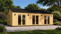 ANGELA 43 m² Timber Garden Cabin