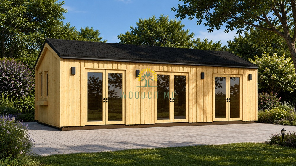ANGELA 43 m² Timber Garden Cabin