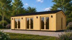 ANGELA 43 m² Timber Garden Cabin